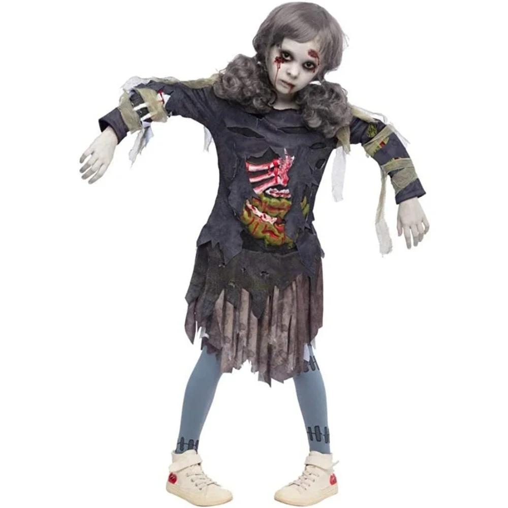 Spooktacular Creations Scary Halloween Zombie Girl, Medium